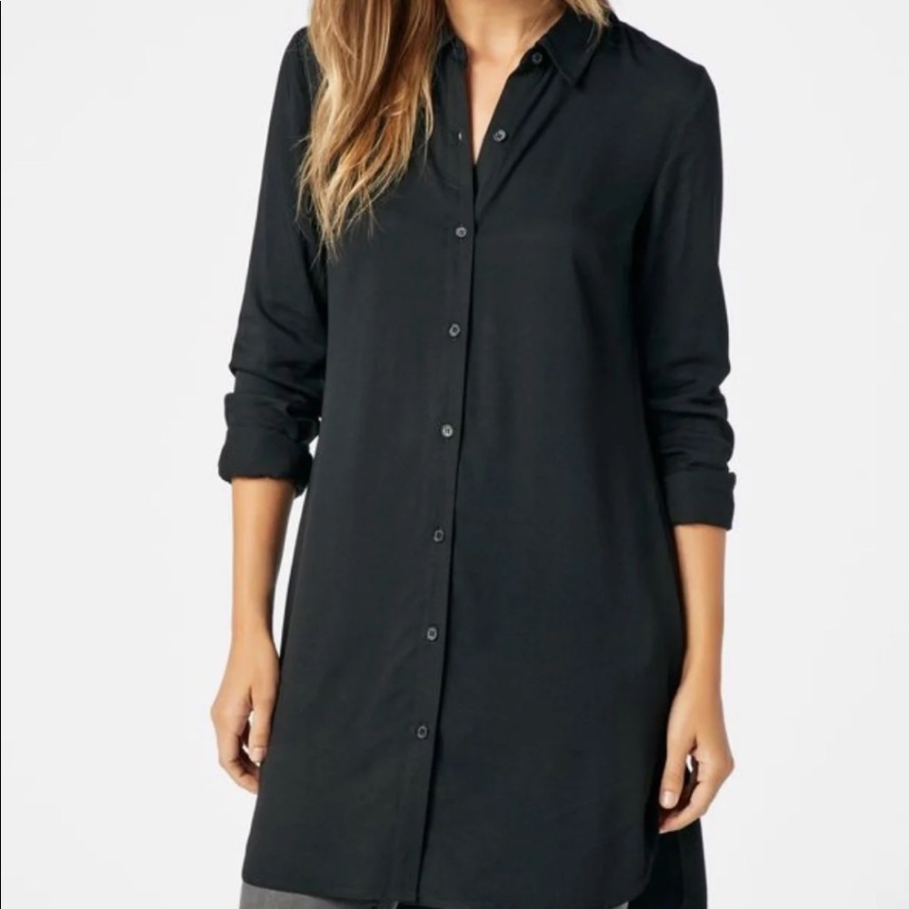 DKNY Black Long Tunic